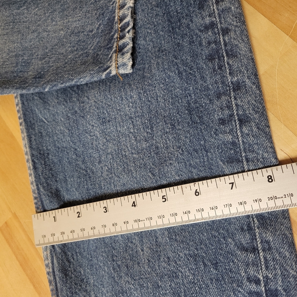 Re/Done Blue Boyfriend Jeans - Picture 10 of 11